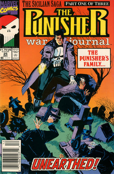 Cover for The Punisher War Journal (Marvel, 1988 series) #25 [Direct]