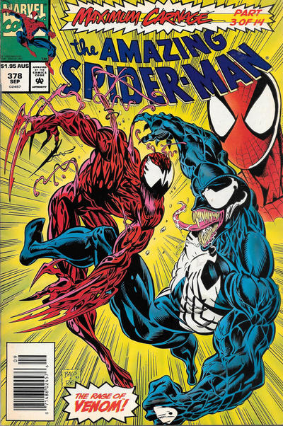 Cover for The Amazing Spider-Man (Marvel, 1963 series) #378 [Australian]