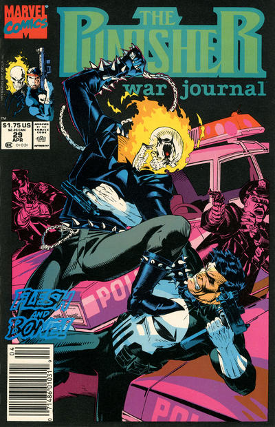 Cover for The Punisher War Journal (Marvel, 1988 series) #29 [Newsstand]