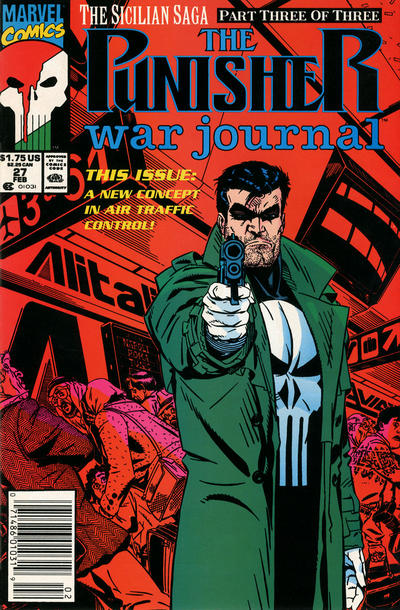 Cover for The Punisher War Journal (Marvel, 1988 series) #27 [Direct]