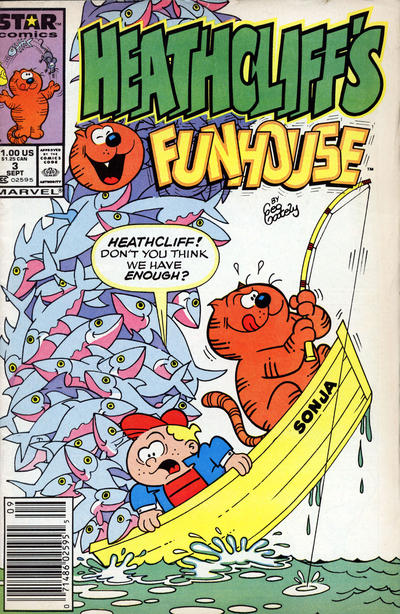 Cover for Heathcliff's Funhouse (Marvel, 1987 series) #3 [Newsstand]