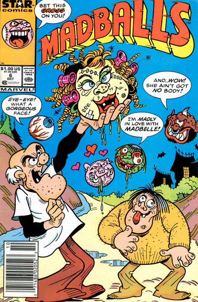 Cover for Madballs (Marvel, 1987 series) #6 [Newsstand]
