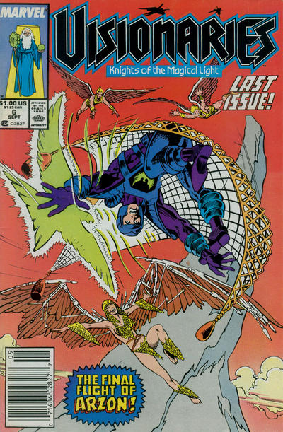 Cover for Visionaries (Marvel, 1987 series) #6 [Newsstand]