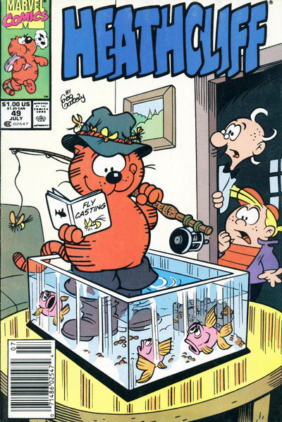 Cover for Heathcliff (Marvel, 1985 series) #49 [Newsstand]