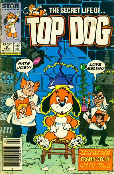 Cover for Top Dog (Marvel, 1985 series) #6 [Newsstand]