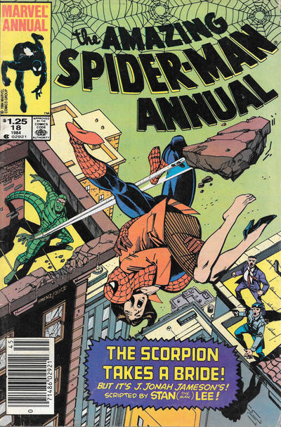 Cover for The Amazing Spider-Man Annual (Marvel, 1964 series) #18 [Canadian]