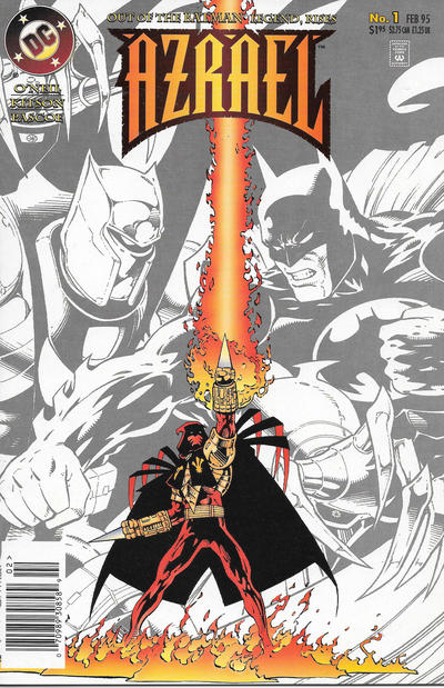 Cover for Azrael (DC, 1995 series) #1 [Newsstand]