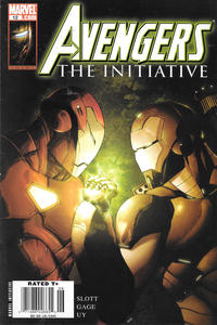 Cover for Avengers: The Initiative (Marvel, 2007 series) #12 [Newsstand]