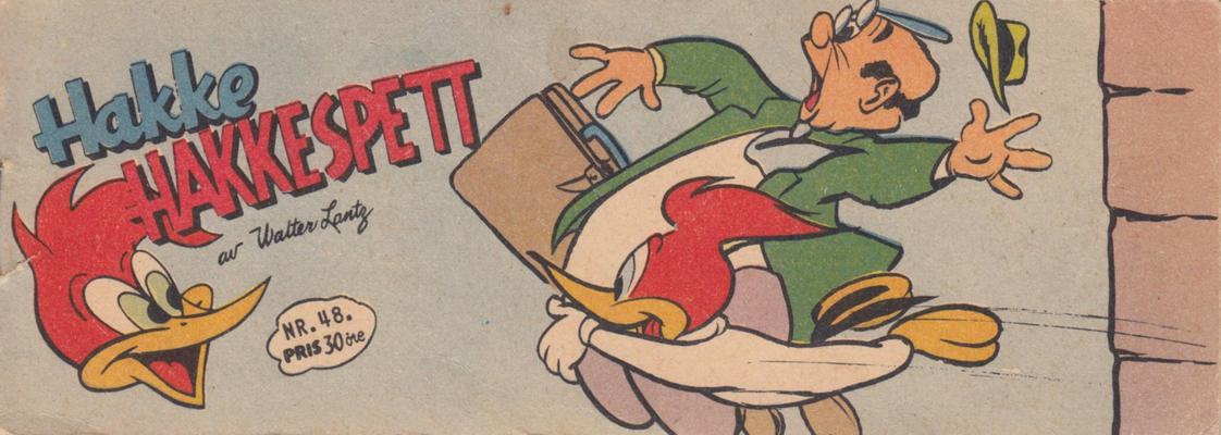 Cover for Hakke Hakkespett (Serieforlaget / Se-Bladene / Stabenfeldt, 1957 series) #48/1958