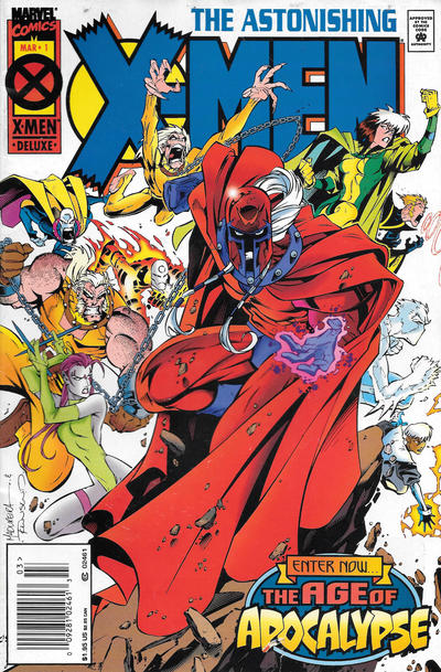 Cover for Astonishing X-Men (Marvel, 1995 series) #1 [Newsstand]