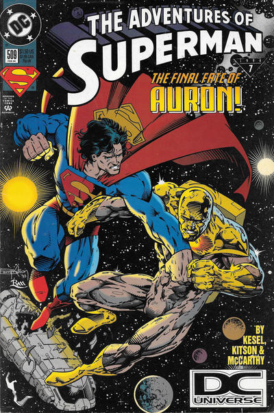 Cover for Adventures of Superman (DC, 1987 series) #509 [DC Universe Corner Box]