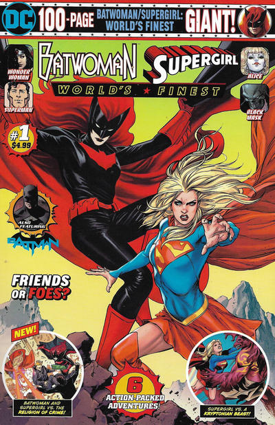 Cover for Batwoman / Supergirl: World's Finest Giant (DC, 2019 series) #1 [Mass Market Edition]