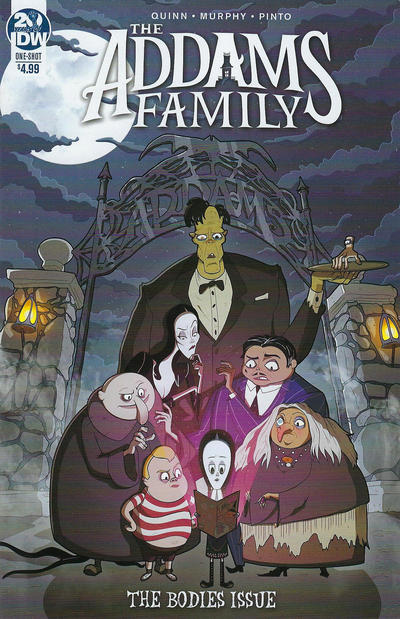 Cover for The Addams Family: The Bodies Issue (IDW, 2019 series) [Standard Cover - Philip Murphy]