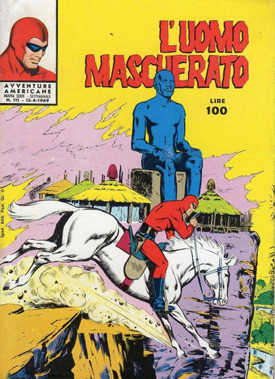 Cover for L'Uomo Mascherato nuova serie [Avventure americane] (Edizioni Fratelli Spada, 1967 series) #111
