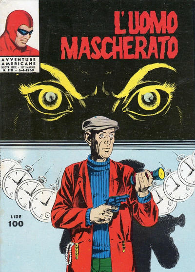 Cover for L'Uomo Mascherato nuova serie [Avventure americane] (Edizioni Fratelli Spada, 1967 series) #110