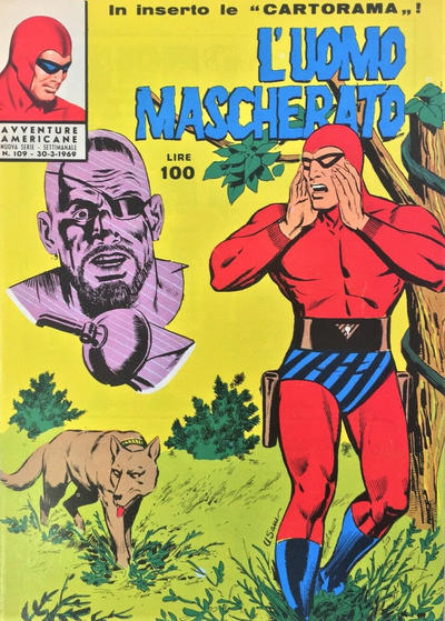 Cover for L'Uomo Mascherato nuova serie [Avventure americane] (Edizioni Fratelli Spada, 1967 series) #109