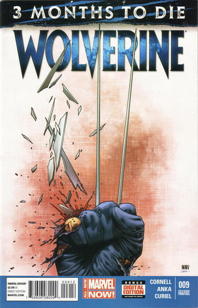 Cover for Wolverine (Marvel, 2014 series) #9 [2nd Printing]