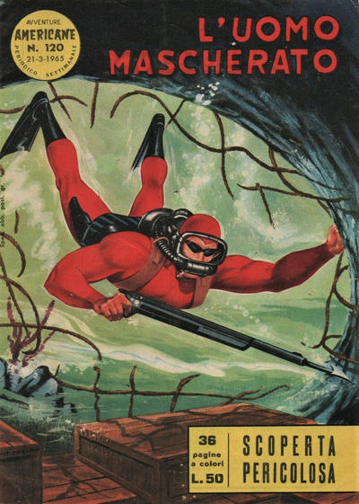 Cover for L'Uomo Mascherato [Avventure americane] (Edizioni Fratelli Spada, 1962 series) #120