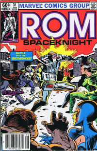 Cover Thumbnail for Rom (Marvel, 1979 series) #31 [Newsstand]