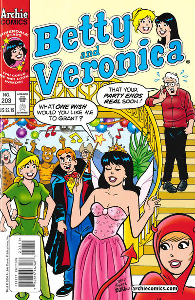 Cover for Betty and Veronica (Archie, 1987 series) #203