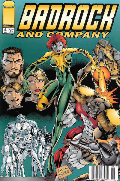 Cover for Badrock & Company (Image, 1994 series) #4 [Newsstand]