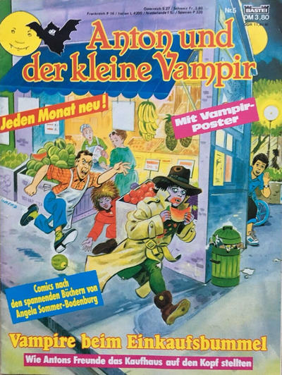 Cover for Anton und der kleine Vampir (Bastei Verlag, 1990 series) #5