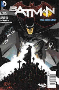 Cover for Batman (DC, 2011 series) #34 [Newsstand]