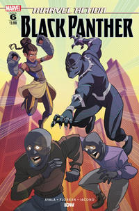 Cover Thumbnail for Marvel Action Black Panther (IDW, 2019 series) #6 [Standard Cover]