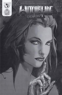Cover Thumbnail for Witchblade: Demon (Top Cow Productions, 2003 series) #1 [Dynamic Forces Exclusive Cover C Black and White Variant]