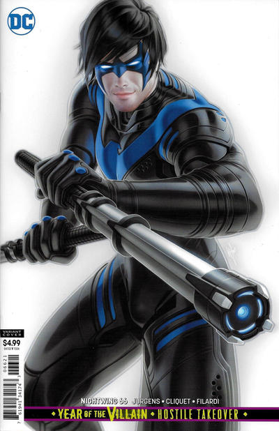 Cover for Nightwing (DC, 2016 series) #66 [Warren Louw Cardstock Variant Cover]
