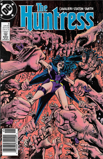 Cover for The Huntress (DC, 1989 series) #3 [Newsstand]