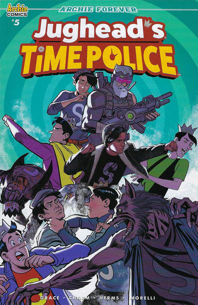 Cover for Jughead's Time Police (Archie, 2019 series) #5 [Cover C Greg Smallwood]