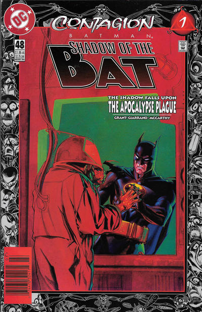 Cover for Batman: Shadow of the Bat (DC, 1992 series) #48 [Newsstand]