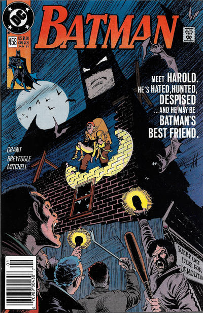 Cover for Batman (DC, 1940 series) #458 [Newsstand]