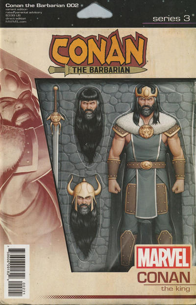 Cover for Conan the Barbarian (Marvel, 2019 series) #2 [John Tyler Christopher Action Figure (Conan the King)]
