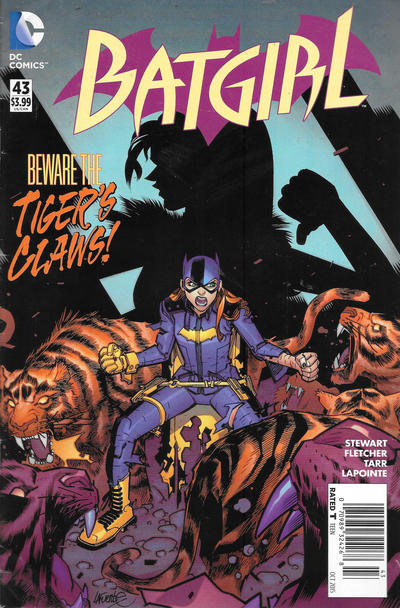 Cover for Batgirl (DC, 2011 series) #43 [Newsstand]
