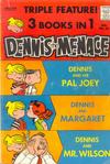 Cover for Dennis the Menace Giant (Hallden; Fawcett, 1958 series) #12 - Dennis the Menace Triple Feature!