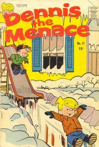 Cover Thumbnail for Dennis the Menace (Hallden; Fawcett, 1959 series) #71