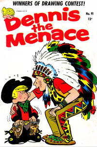 Cover for Dennis the Menace (Hallden; Fawcett, 1959 series) #91