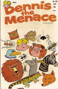 Cover for Dennis the Menace (Hallden; Fawcett, 1959 series) #152