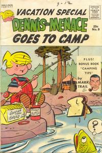 Cover Thumbnail for Dennis the Menace Giant (Hallden; Fawcett, 1958 series) #9 - Dennis the Menace Goes to Camp