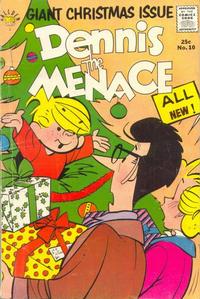 Cover Thumbnail for Dennis the Menace Giant (Hallden; Fawcett, 1958 series) #10 - Dennis the Menace Giant Christmas Issue
