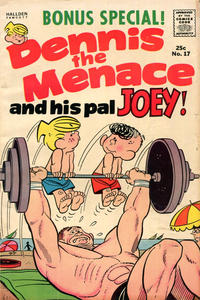 Cover Thumbnail for Dennis the Menace Giant (Hallden; Fawcett, 1958 series) #17 - Dennis the Menace and His Pal Joey