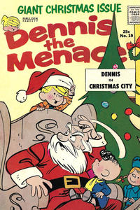 Cover Thumbnail for Dennis the Menace Giant (Hallden; Fawcett, 1958 series) #19 - Dennis the Menace Giant Christmas Issue