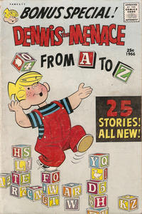 Cover Thumbnail for Dennis the Menace Giant (Hallden; Fawcett, 1958 series) #41 - Dennis the Menace from A to Z