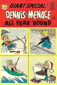 Cover Thumbnail for Dennis the Menace Giant (Hallden; Fawcett, 1958 series) #49 - Dennis the Menace All Year 'Round