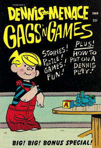 Cover Thumbnail for Dennis the Menace Giant (Hallden; Fawcett, 1958 series) #66 - Dennis the Menace Gags 'n Games