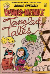 Cover for Dennis the Menace Giant (Hallden; Fawcett, 1958 series) #70 - Dennis the Menace Tangled Tales