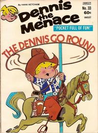 Cover Thumbnail for Dennis the Menace Pocket Full of Fun (Hallden; Fawcett, 1969 series) #33