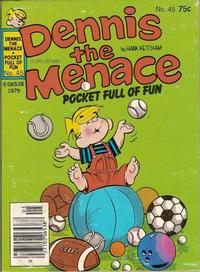 Cover Thumbnail for Dennis the Menace Pocket Full of Fun (Hallden; Fawcett, 1969 series) #45